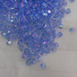 Electroplated Seed Glass Beads 4mm Faceted Multi Colored 40pcs 30