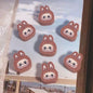 Labub Character Clay Beads 10mm Colorful Bunny Faces 200pcs 12