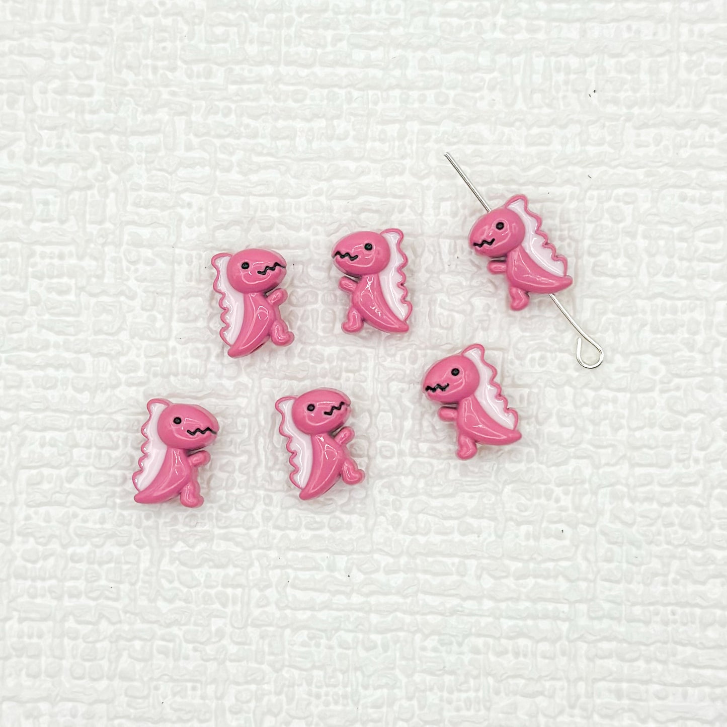 Dinosaur Metal Beads 12mm Baking Painted Enamel Alloy 10pcs 16