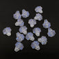 Transparent Aurora Laser Acrylic Beads Iridescent Mixed Shapes 2pcs 49