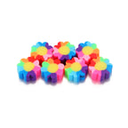 Flower Clay Beads 10mm Colorful Sunflower Polymer 100pcs 5