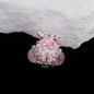 Butterfly Crown Polymer Clay Rhinestone Beads 21mm Round 6pcs 8
