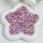 Clear Round Acrylic Beads 12mm 16mm Gold Foil Filled 40pcs 15