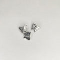 Vintage Butterfly Acrylic Beads 15mm CCB Plastic Textured 200pcs