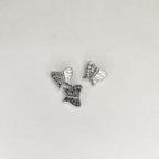 Vintage Butterfly Acrylic Beads 15mm CCB Plastic Textured 200pcs