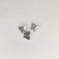 Vintage Butterfly Acrylic Beads 15mm CCB Plastic Textured 200pcs