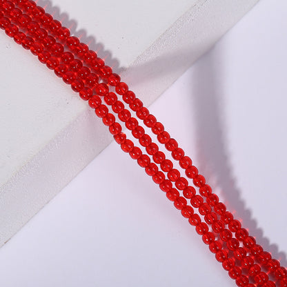 Colored Transparent Seed Glass Beads 2mm 2 Strands 400pcs 12