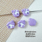 Baking Painted House and Camera Metal Beads 11mm 15mm Pastel Colors 20pcs 10