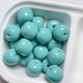 Painted Chubby Acrylic Beads 16mm Glossy Bright Colors 10pcs 2