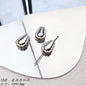 Flower Acrylic Beads Glossy Silver Tone Floral Detail CCB Plastic 100pcs 14