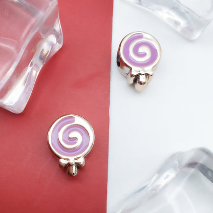 Enamel CCB Plastic Acrylic Beads 9-15mm Large Hole Playful Shapes 40pcs 23