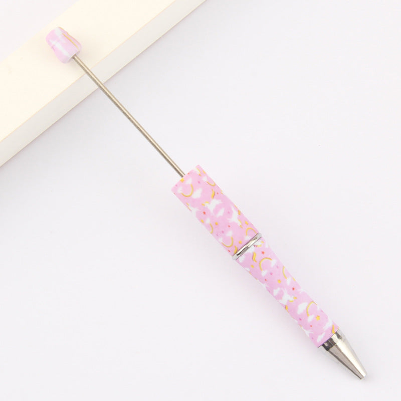 Beadable Pen Printed Pattern Plastic Light Weight