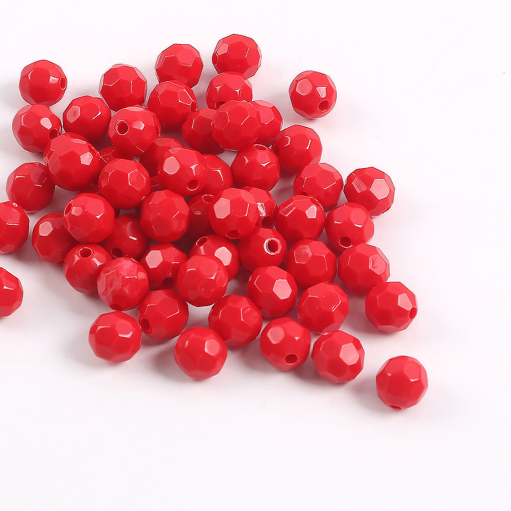 Glow Faceted Acrylic Beads 7mm Glow In The Dark 150pcs 16