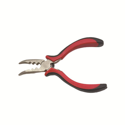 Three-Hole Hair Extension Pliers Ergonomic Steel Rubber Handles 128mm 1pc 9