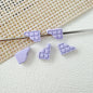 Round Metal Beads Baking Painted Smiling Chocolate Series 20pcs 14