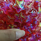 Transparent Smiley Star Acrylic Beads 22mm UV Plating 100pcs 7