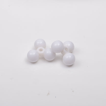Acrylic Three-Spherical Spacer Beads 13mm Solid Color Baking Painted 500pcs 12