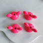 UV Plating Mickey Acrylic Bead Caps 18mm Glossy Mixed Colors 20pcs 26