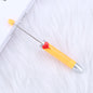 Beadable Pen Colorful Heart Accent 155mm Diameter 14mm Weight 11g 7