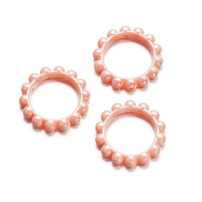UV Scratch Resistant Balsam Pear Ring Bead Frame Acrylic 10pcs 12
