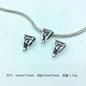 Alloy Bead-Hanger Spacer Beads Vintage Tibetan Style 100pcs 13