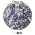 Acrylic Tube Beads 6x5mm Soft Pastel Colors 200pcs 5