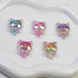 Plating Shimmer Hello Kitty Resin Beads 25mm Magic Wand 20pcs 11