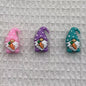 Silicone 3D Focal Beads Easter Carrot Dwarfs Polka Dot Hat 20pcs 3
