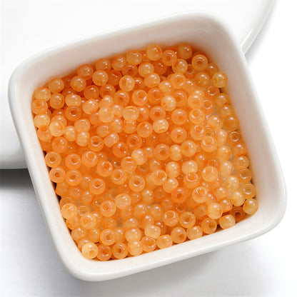 Transparent Resin Beads 4mm Light Pastel Gradient 620pcs 9