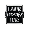 Silicone Focal Beads Swear Phrase Raised Lettering 20pcs 5