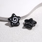 Spiral Pattern Starfish Acrylic Beads 20mm Glossy Mixed Colors 20pcs 5