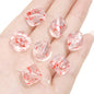 Transparent Flower Acrylic Beads 13x16mm Colorful Speckled 20pcs 8
