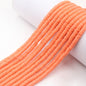 Flat Clay Beads 6mm Solid Color Polymer Spacer Discs 10strands 19