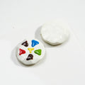 Painted Cookies Acrylic Beads 25mm Colorful Baking Design 50pcs 6