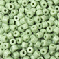 Cream Colored Pony Beads Acrylic 6mm Matte Wide Hole 50pcs 7