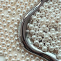 Pearl Glass Beads 8mm Glossy Pastel Smooth Finish 30pcs 6