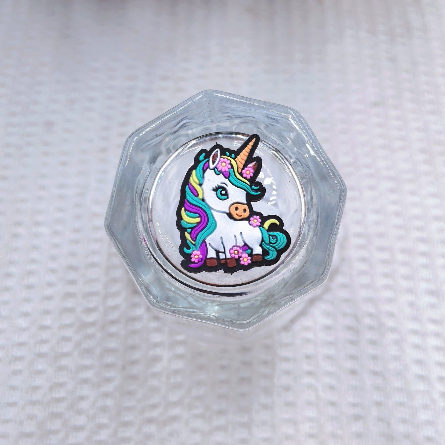 Silicone Focal Beads Unicorn Pastel Colors Bright Palette 20pcs 10