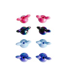 UV Plating Mickey Acrylic Bead Caps 18mm Glossy Mixed Colors 20pcs 5