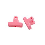 Painted Clip Acrylic Beads 20mm Baking Theme Colorful Glossy 100pcs 4
