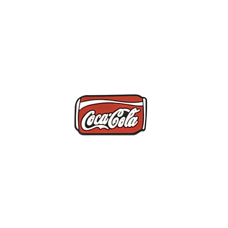 Silicone Focal Beads Soda Can Cartoon Text Bold Phrases 20pcs 8