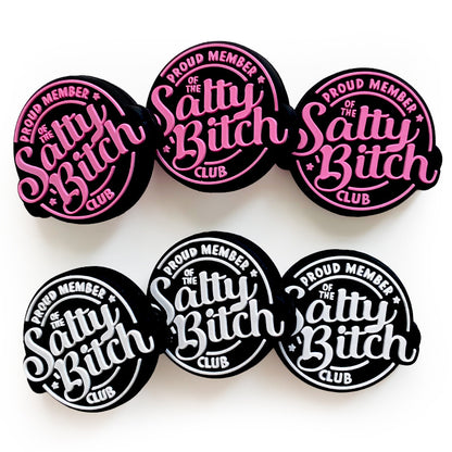 Silicone Focal Beads Proud Member Salty Bitch Club Script 20pcs 3