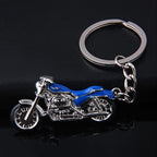 Metal Motorcycle Keychain Classic Bike Design Zinc Alloy 4