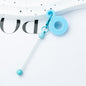 Beadable Silicone Tumbler Straw Holder Keychain Bar Colorful Metal Accent 12
