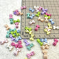 Fork Metal Beads 13mm Baking Painted Alloy 20pcs 6