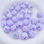 Glow Spotted Fig Acrylic Beads 16mm Pastel Colors 10pcs 3
