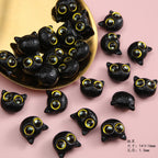 Adorable Kitten and Frog Head Resin Beads 12mm 14mm Mixed Colors 5pcs 2