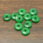Imitation Beeswax Round Resin Beads 6x2mm Multicolor 100pcs 10