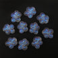 Transparent Aurora Laser Acrylic Beads Iridescent Mixed Shapes 2pcs 11