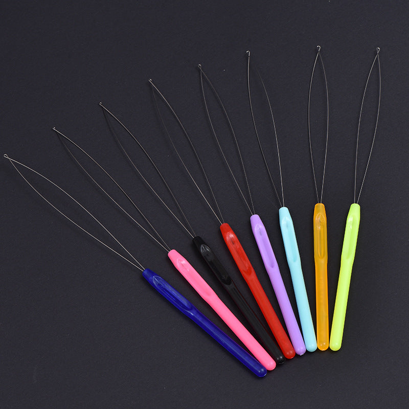 Jewelry Needle Tools Steel Colorful Plastic Handle 22cm 20pcs 14