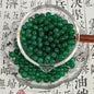 Transparent Round Glass Beads 8mm Vibrant Colors 50pcs 12